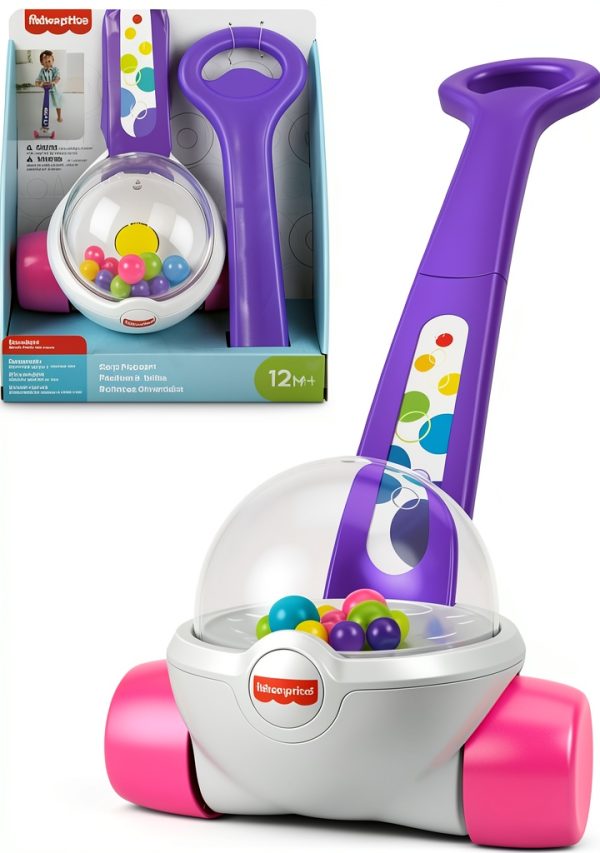 Fisher-Price Colorful Ball Push Toy for Toddlers and Preschoolers-3