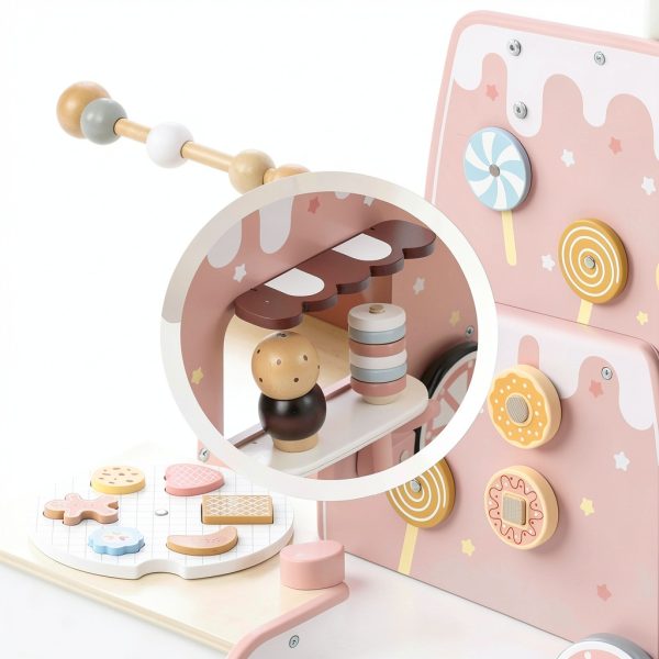 Jinhua Ice Cream Trolley Walker J23S05 Toddler Push Pull Toy-5
