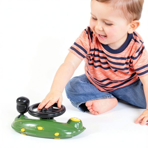 John Deere Gator Baby Walker with Steering Wheel 3 Height Settings-2