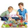 Oeleoyi Pull‑Back Sound Playmat Car Set for Toddlers 16‑Sound-5