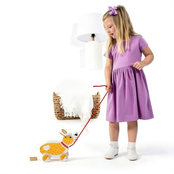 Melissa & Doug Pull & Push Puppy Toy with Treats and Leash-8