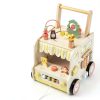 Pithfor Montessori Walker for Toddlers, 10+ Activities, Sturdy Wood,-1