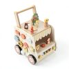 Pithfor Montessori Walker for Toddlers, 10+ Activities, Sturdy Wood,-6