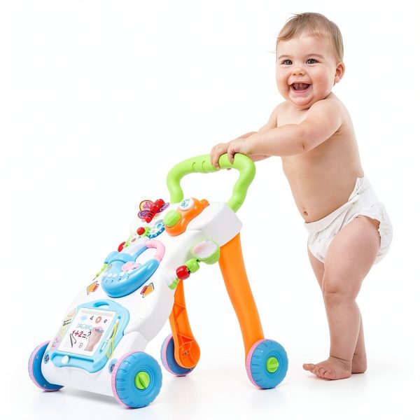 Baby Walker with 7 Hands-On Activities, Adjustable Speed, and Safe ABS-1
