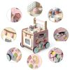Gigglegems Wooden Walker Stroller for Toddlers, Multifunctional-2