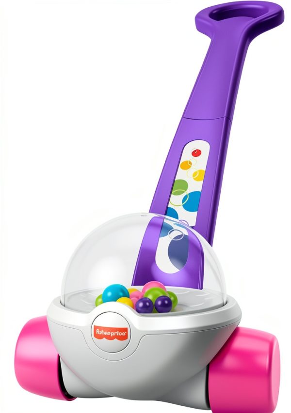 Fisher-Price Colorful Ball Push Toy for Toddlers and Preschoolers-0