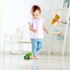 Wooden Pull Along Frog Toy by Hape Model E0361 Multicolored-6