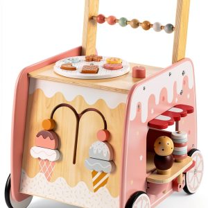 Jinhua Ice Cream Trolley Walker J23S05 Toddler Push Pull Toy-0