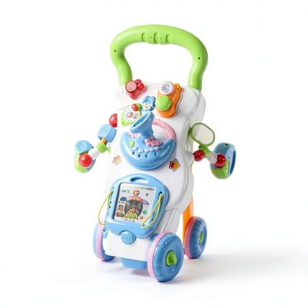 Baby Walker with 7 Hands-On Activities, Adjustable Speed, and Safe ABS-3