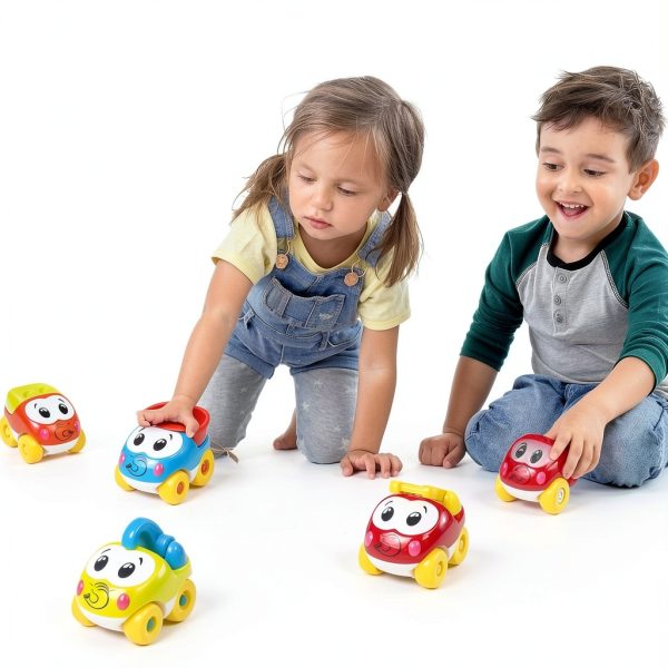 Marstone Elephant Push Car Toy Battery Free Toddler Play Set with 4-3