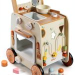 Pithfor Play Kitchen Push Walker for Boys and Girls, 3-IN-1 Play-0
