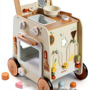 Pithfor Play Kitchen Push Walker for Boys and Girls, 3-IN-1 Play-0