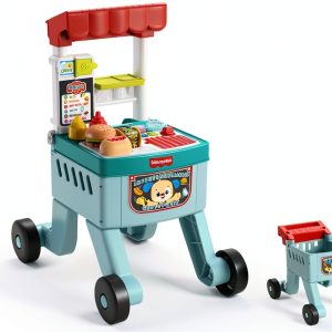 Fisher-Price Snack Cart Push Walker for Babies and Toddlers-0