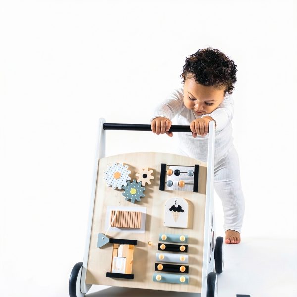 Asweets Push Walker for Babies Green Wood-2