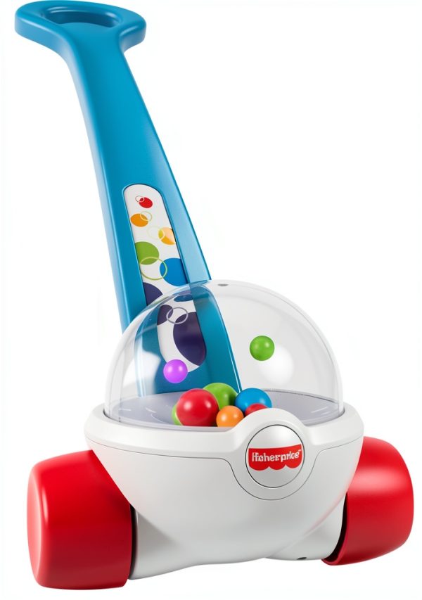 Fisher-Price Push Pull Toy with Pop Balls GKX69 for Toddlers-0