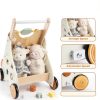 Wooden Baby Walker by Pithfor 8 Toy Push Walker-4