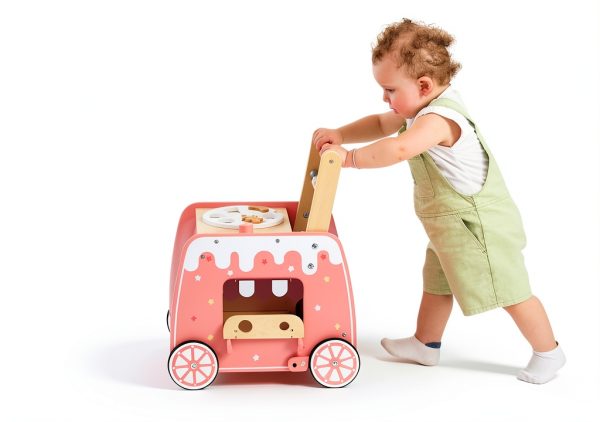Jinhua Ice Cream Trolley Walker J23S05 Toddler Push Pull Toy-1