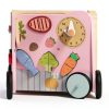 Gigglegems Wooden Walker Stroller for Toddlers, Multifunctional-4