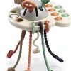GOPO TOYS Montessori Pull String Baby Toy Silicone Travel Companion-3