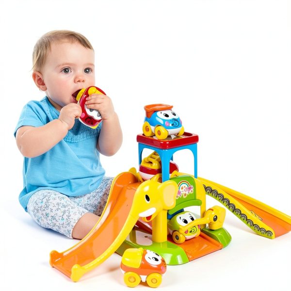 Marstone Elephant Push Car Toy Battery Free Toddler Play Set with 4-2