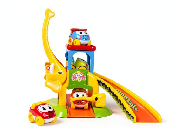 Marstone Elephant Push Car Toy Battery Free Toddler Play Set with 4-4