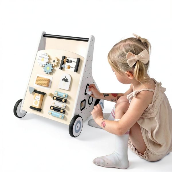 Asweets Push Walker for Babies Green Wood-4