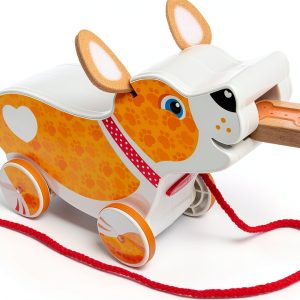 Melissa & Doug Pull & Push Puppy Toy with Treats and Leash-0