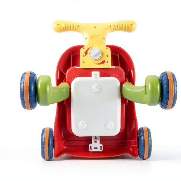 Baby Walker ES-XBC Red ABS Sit to Stand Walker-4