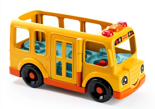 Fisher-Price HWB30 Push-Along School Bus Toy for Toddlers-5