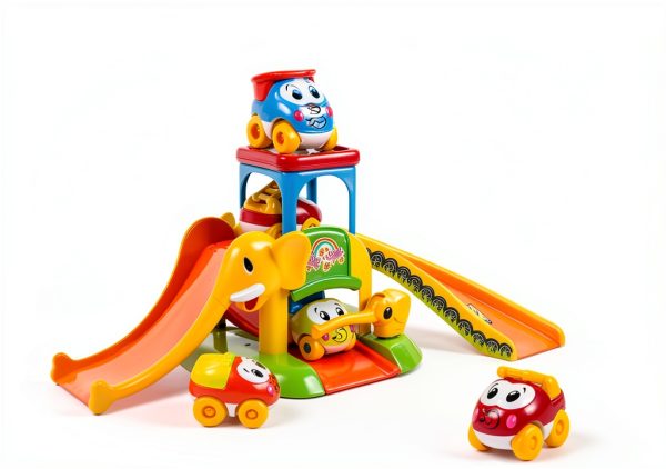 Marstone Elephant Push Car Toy Battery Free Toddler Play Set with 4-5