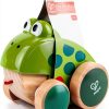 Wooden Pull Along Frog Toy by Hape Model E0361 Multicolored-5