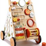 Wooden Baby Walker by Pithfor 8 Toy Push Walker-0