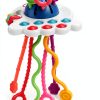 Thremhoo Montessori Octopus Pull String Toy with 3 Sensory Balls-4