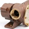 Jabsco 777-9001 Marine Pulley Driven Flexible Impeller Pedestal Mount Pump (62-GPM, Neoprene Impeller, Full Cam, Face Seal, 1" NPT Ports), Bronze-1